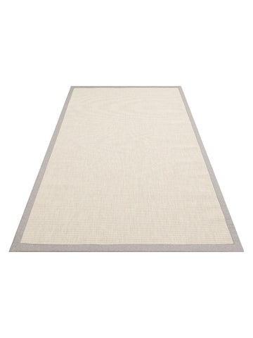 Dream Bordürlü İç ve Dış Mekan Kullanımına Uygun Hav Vermeyen Kolay Temizlenebilir Sisal Halı 2706CBG - Carpetdocia
