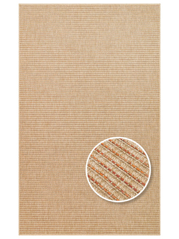 Dream İç ve Dış Mekan Kullanımına Uygun Kolay Temizlenebilir Sisal Görünümlü Halı 01 NATURAL TERRAXW - Carpetdocia