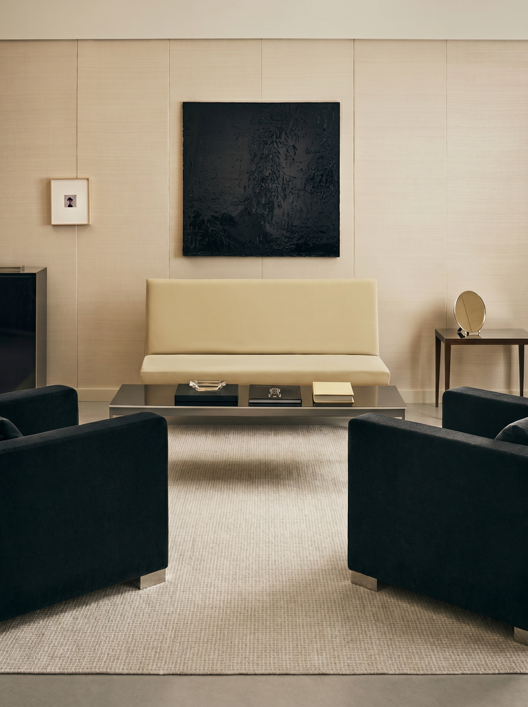 Dublin Series Wool and Cotton Blend Handwoven Rug NATURAL
