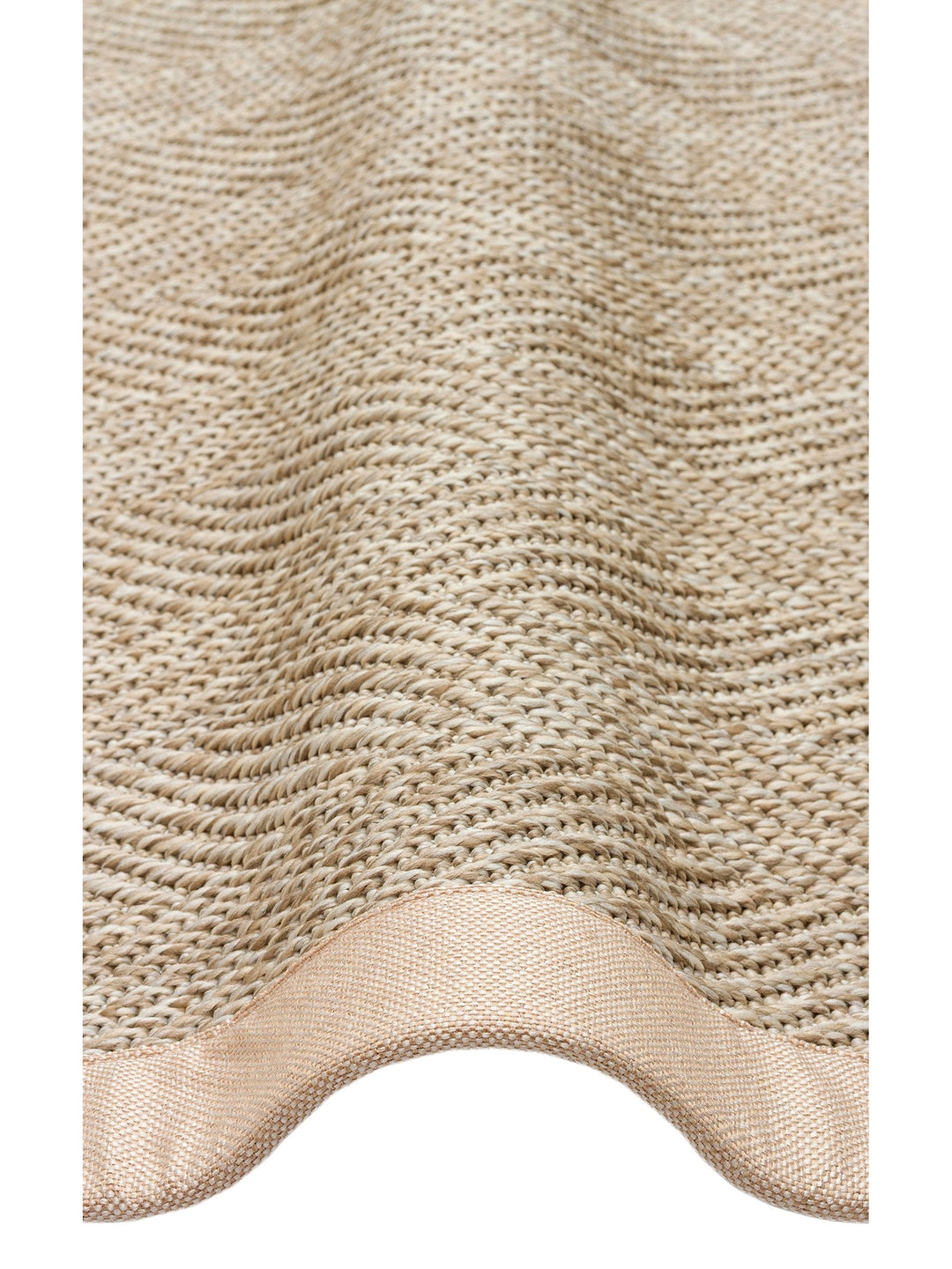 Dream Bordered Indoor and Outdoor Use Lint-Free Easy-to-Clean Sisal Carpet 2704LBBB