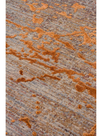Göreme Serisi Yüksek Alçak Dokulu Yüksek Kaliteli Sık Dokuma Modern Salon Halısı 01 COPPER - Carpetdocia