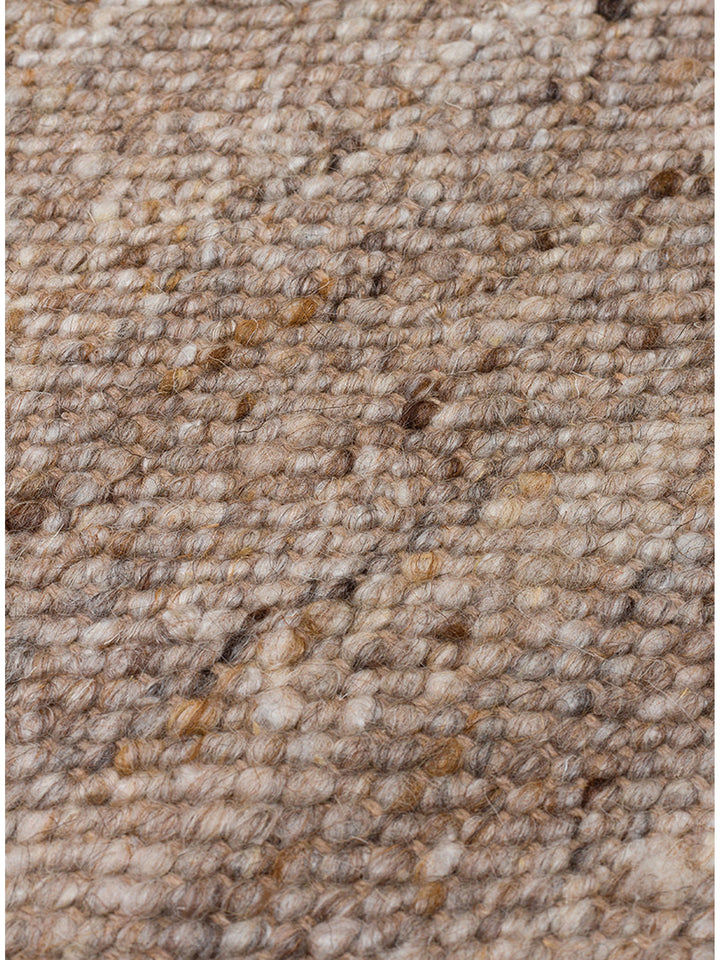 Jakarta Serie handgeknüpfter Teppich aus Wolle, Polyester und Baumwollmischung DARK STONE