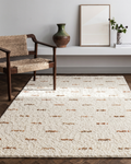 Woolstar %100 natürliche Kaschmir gemusterter Wohnzimmer Flur Eingangsbereich handgewebter gestrickter Teppich JD 06 NAT