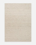 Tapis fait main pour salon et séjour de la série Katmandu en laine 100 % néo-zélandaise mélangée, couleur ivoire