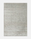 Kelly Serie 100% Naturwolle und Viskose Handgewebter Teppich für Wohnzimmer, Sitzbereich, Schlafzimmer GREY  