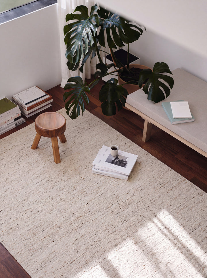 Katmandu IVORY el dokuma sisal halı salon
