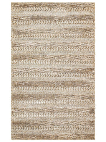 Knit Jüt Farklı Örgü Dokusuna Sahip El Dokuma Naturel Jüt Hasır Halı 1410 SILVER XW - Carpetdocia