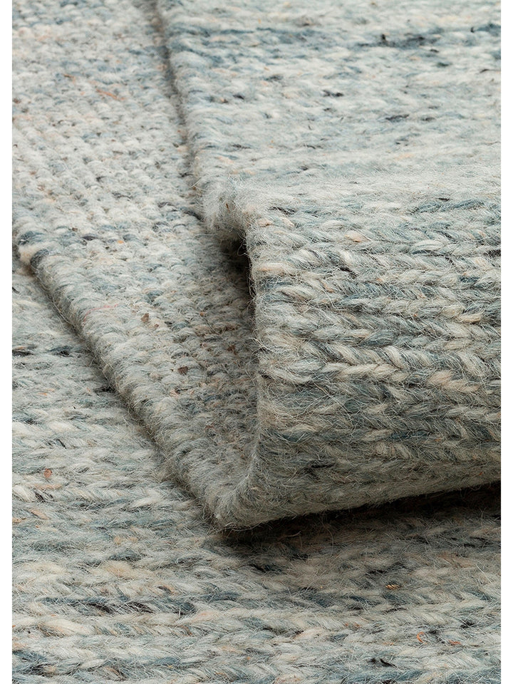 Paglia Series 100% Natural New Zealand Wool Sumac Knot Hand Woven Living Room Carpet BLUE