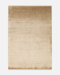 Tappeto moderno da soggiorno e salotto della serie Andrea, viscosa tinta unita, alta qualità, tessitura fitta, ORO