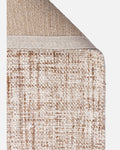 Marrakech Serie Wollmischung Melange Struktur Wohnzimmer Salon Flur Moderner Handgeknüpfter Teppich 01 CREAM TERRA