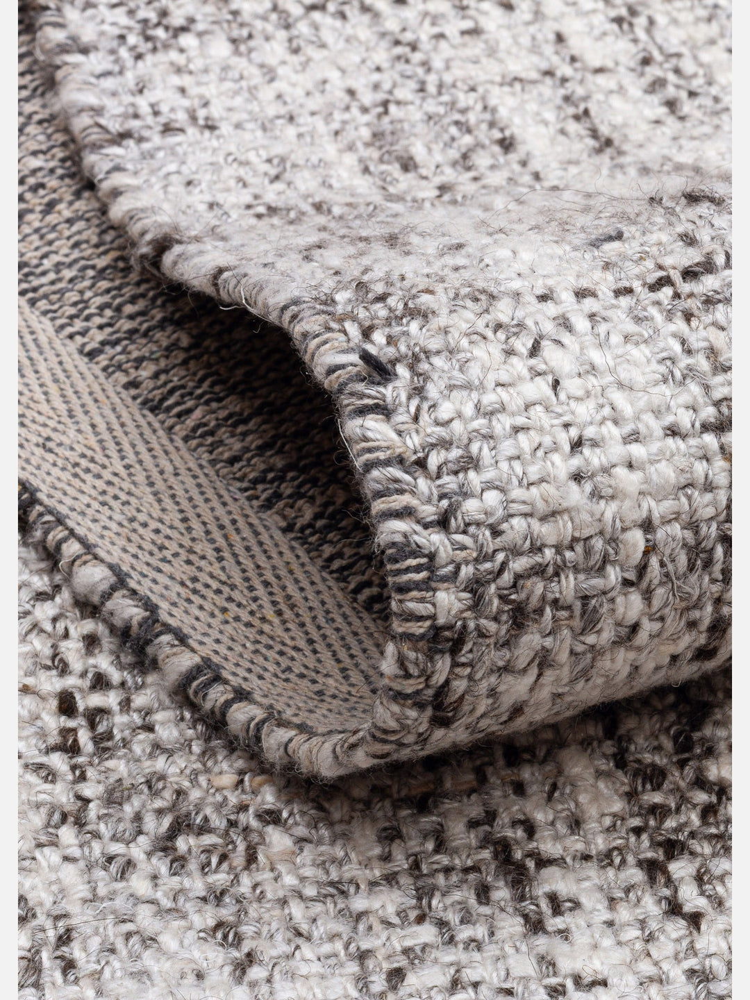 Marrakech Serisi Krem-Koyu Gri (Cream Dark Grey) El Dokuma Halı
