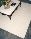 Woolstar %100 natürliche Kaschmir gemusterter Wohnzimmer Flur Eingangsbereich handgewebter gestrickter Teppich 07 WHITE