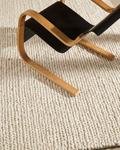 Woolstar %100 natürliche Kaschmir gemusterter Wohnzimmer Flur Eingangsbereich handgewebter gestrickter Teppich 07 L.BEIGE