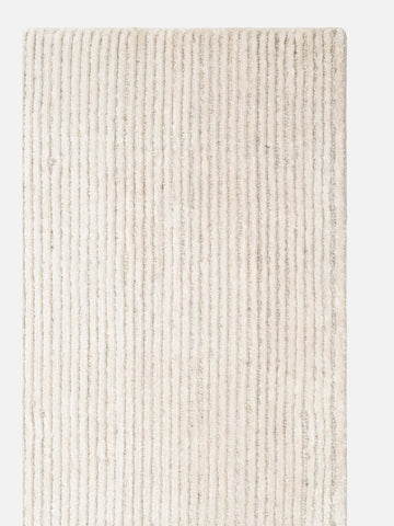Portofino Serisi %100 Naturel Viskon Yün Pamuk El Dokuma Modern Salon Oturma Odası Halı IVORY - Carpetdocia - görünüm 1
