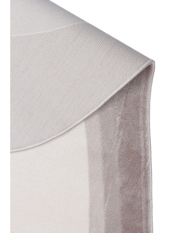 Tapete Monza Art 01 CREAM BLACK Q para Sala, Moderno, Brilhante, Alta Qualidade, Trama Densa com Estampa Geométrica