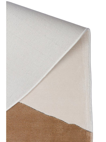 Monza Art Geometrisch Patroon Hoge Kwaliteit Dicht Geweven Glanzend Modern Woonkamer Tapijt 08 CREAM BLACK