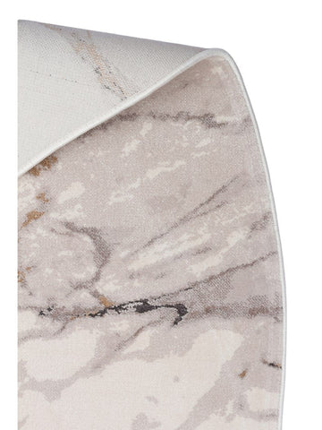 Tapete Monza Art 12 CREAM GREY para Sala, Moderno, Brilhante, Alta Qualidade, Trama Densa com Estampa Geométrica