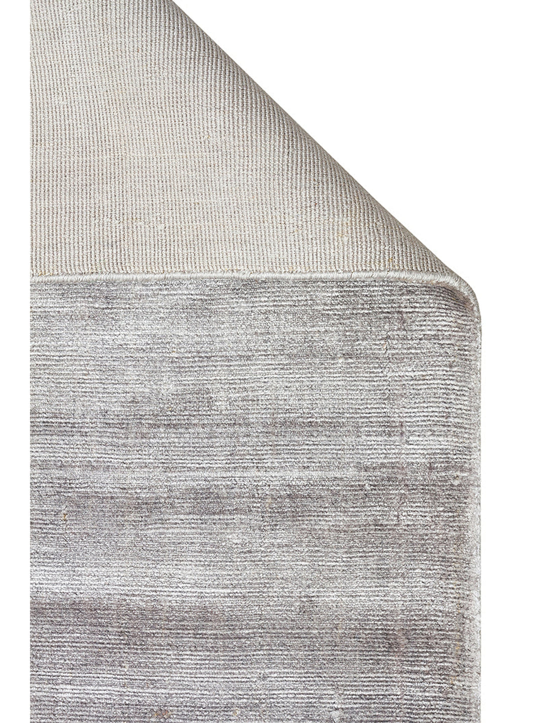 Mulberry Serisi %100 Rayon El Dokuma Parlak Modern Salon Oturma Odası Halı SILVER - Carpetdocia