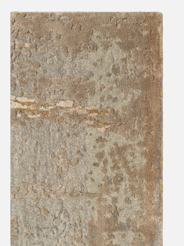 Floransa Serisi Yün ve Bambu İpeği El Dokuma Halı 3578 PALE VANILLA PEBBLE - Carpetdocia - görünüm 1
