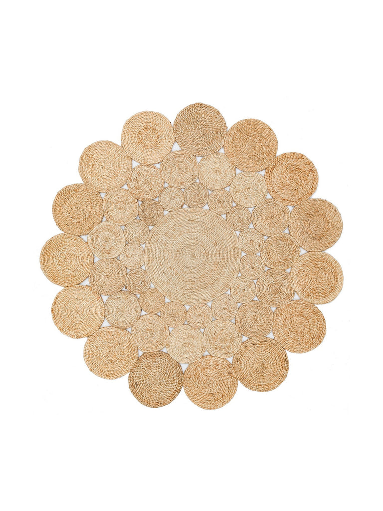 Only Jüt Yuvarlak ve Oval %100 Naturel Oturma Odası Antre Mutfak Balkon El Dokuma Halı CA111NATXW