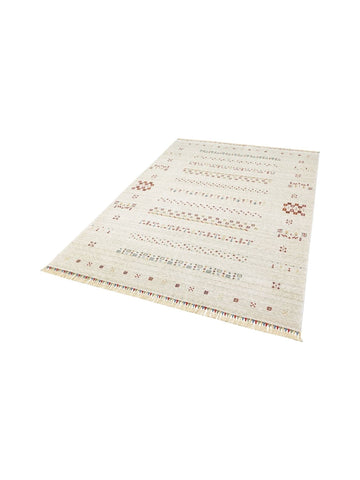 Oushak Carnaval %100 Naturel Kolay Temizlenir El Emeğiyle Üretilen TENCEL™ Modern Uşak Halısı 06 BEIGE