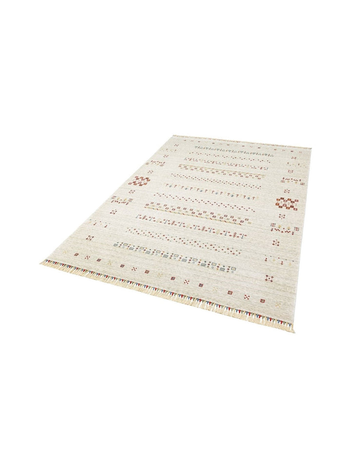 Oushak Carnaval 100% Natural Easy to Clean Handmade TENCEL™ Modern Uşak Carpet 06 BEIGE