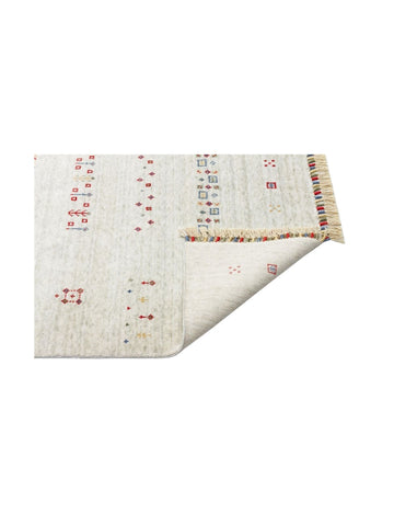 Oushak Carnaval %100 Naturel Kolay Temizlenir El Emeğiyle Üretilen TENCEL™ Modern Uşak Halısı 06 BEIGE