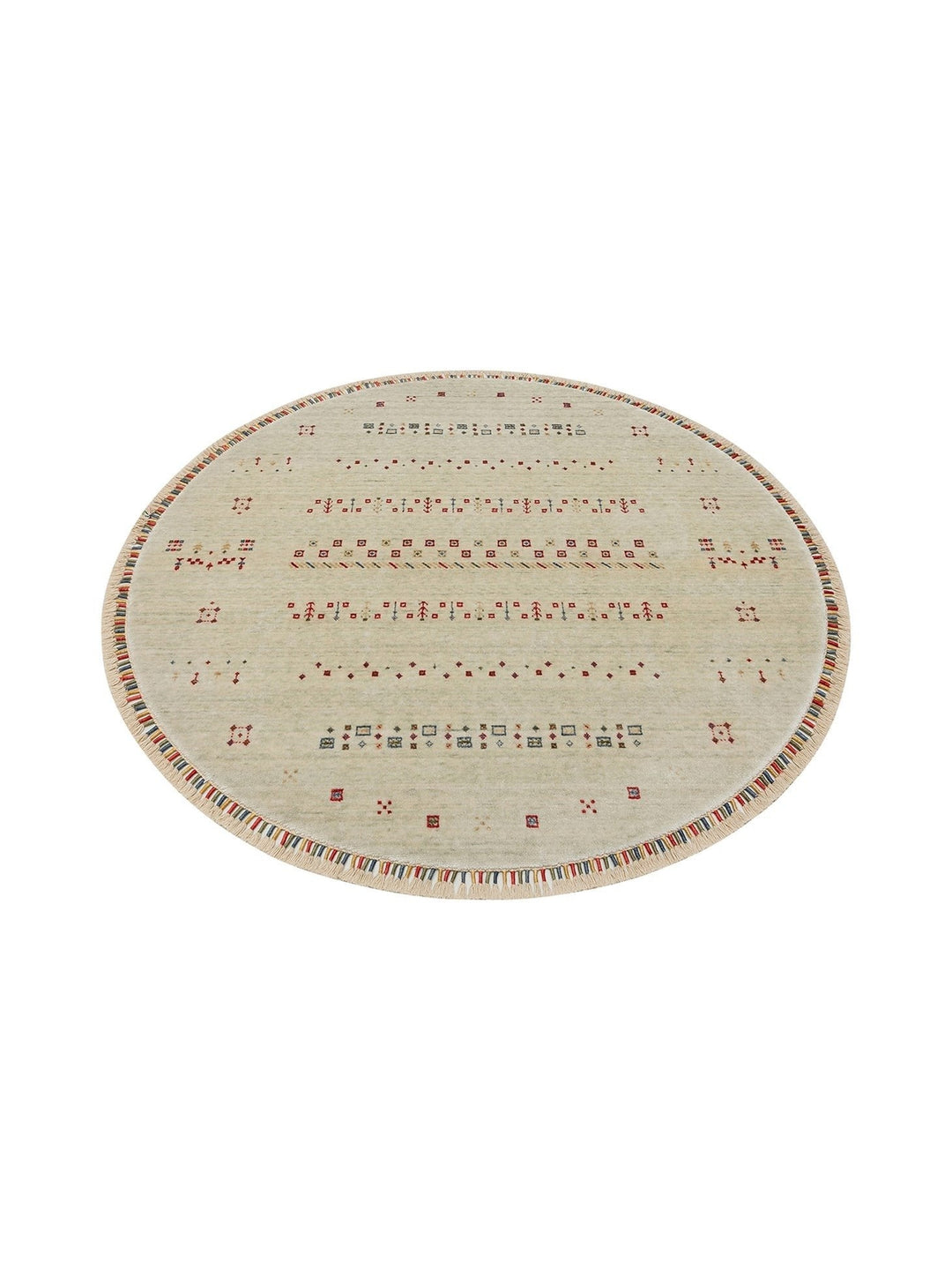 Oushak Carnaval 100% Natural Easy to Clean Handmade TENCEL™ Modern Uşak Carpet 06 BEIGE Q