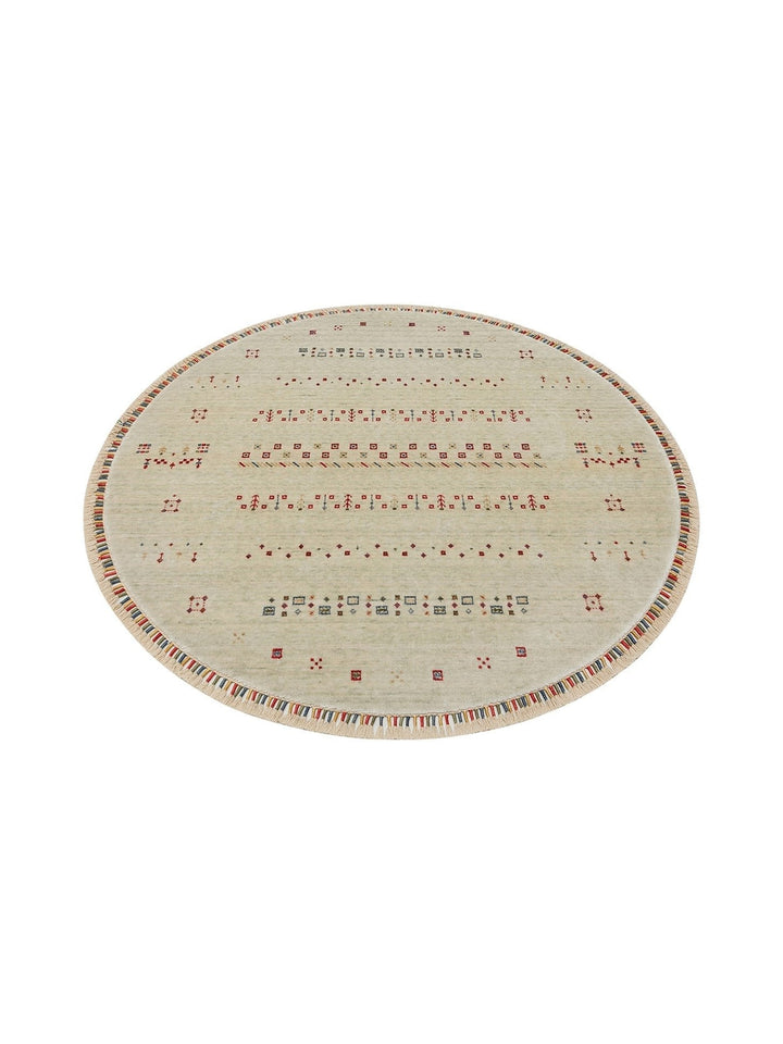 Oushak Carnaval 100% Natural Easy to Clean Handmade TENCEL™ Modern Uşak Carpet 06 BEIGE Q
