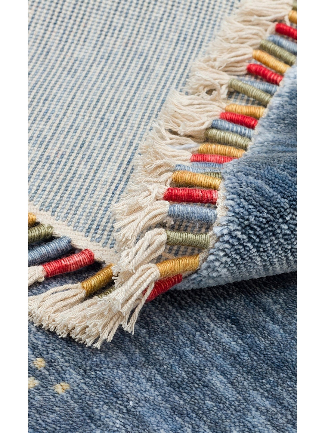 Oushak Carnaval 100% Natural Easy to Clean Handmade TENCEL™ Modern Uşak Carpet 06 BLUE Q