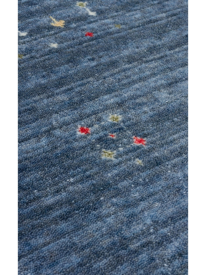 Oushak Carnaval 100% Natural Easy to Clean Handmade TENCEL™ Modern Uşak Carpet 06 BLUE Q