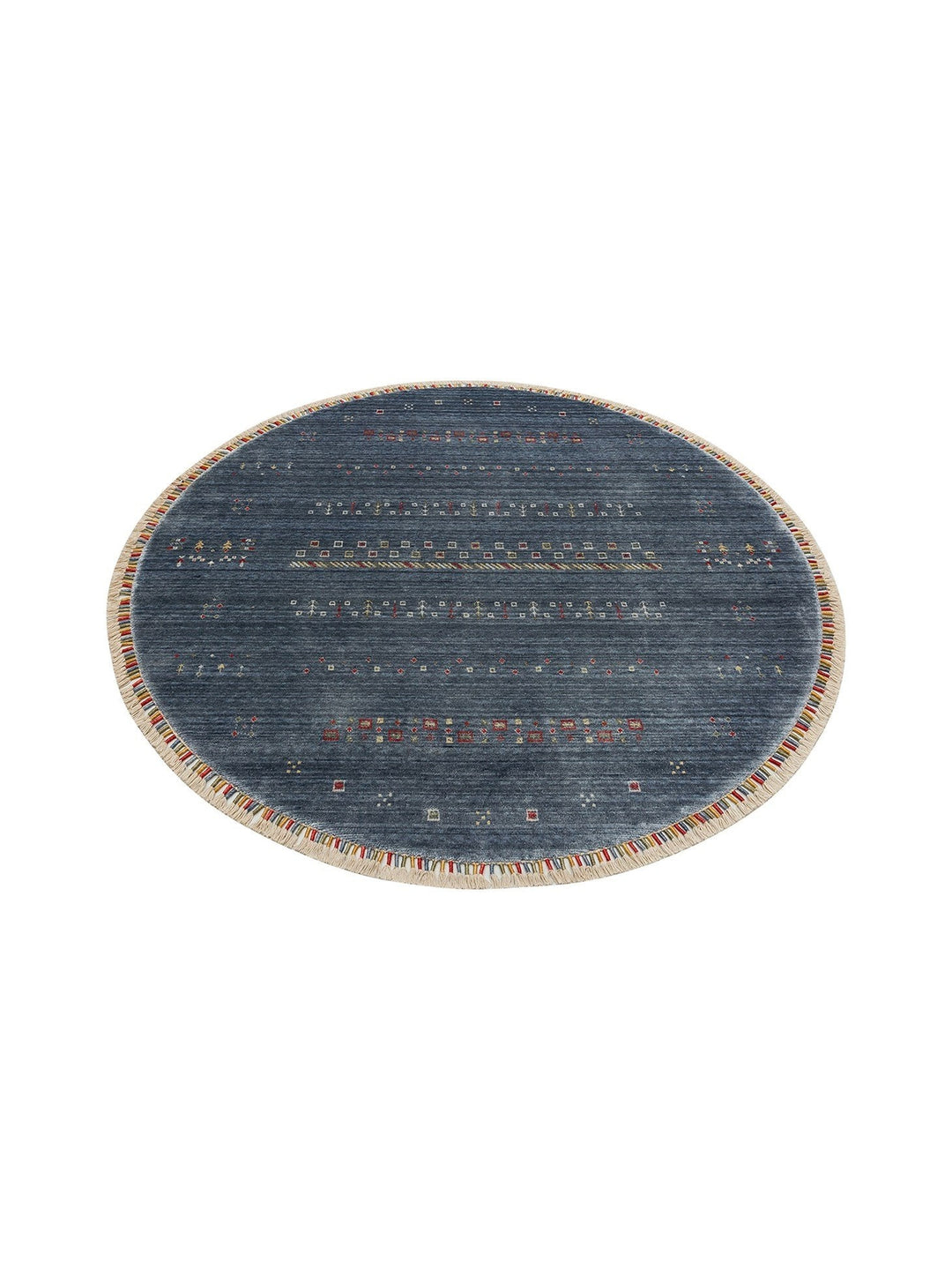 Oushak Carnaval 100% Natural Easy to Clean Handmade TENCEL™ Modern Uşak Carpet 06 BLUE Q