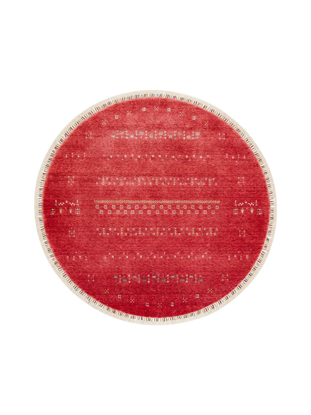 Oushak Carnaval 100% Natural Easy to Clean Handmade TENCEL™ Modern Uşak Carpet 06 RED Q