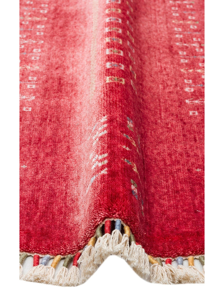 Oushak Carnaval 100% Natural Easy to Clean Handmade TENCEL™ Modern Uşak Carpet 06 RED Q