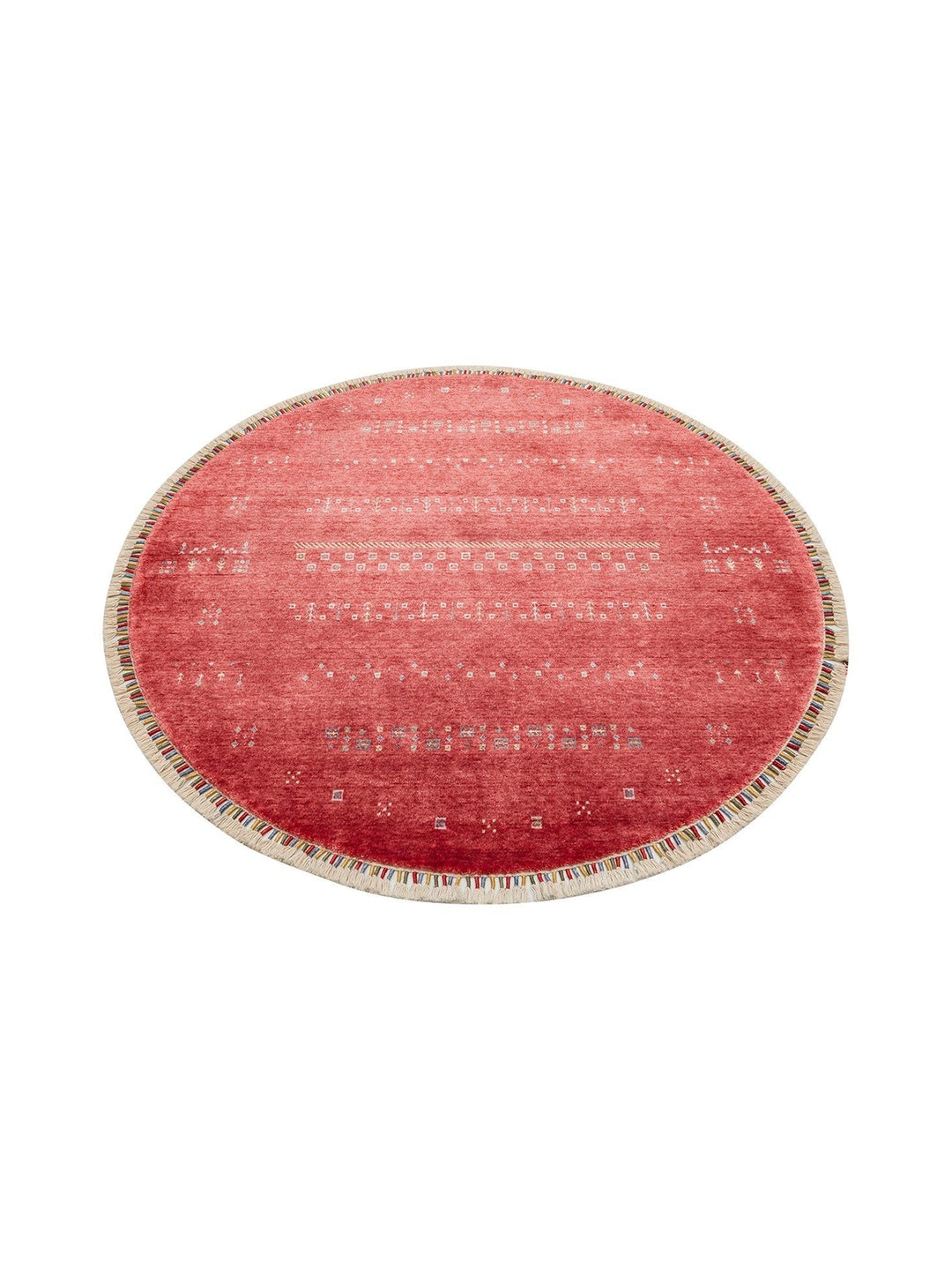Oushak Carnaval 100% Natural Easy to Clean Handmade TENCEL™ Modern Uşak Carpet 06 RED Q