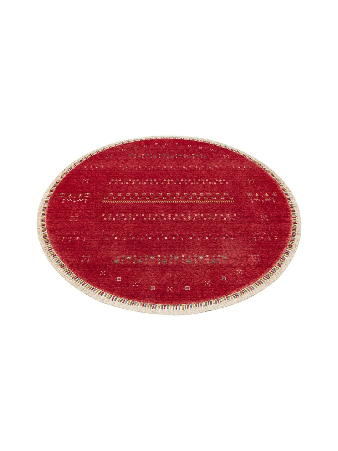 Oushak Carnaval 100% Natural Easy to Clean Handmade TENCEL™ Modern Uşak Carpet 06 RED Q