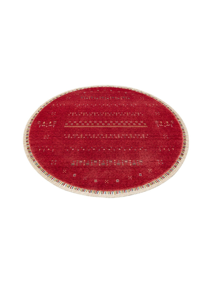 Oushak Carnaval 100% Natural Easy to Clean Handmade TENCEL™ Modern Uşak Carpet 06 RED Q