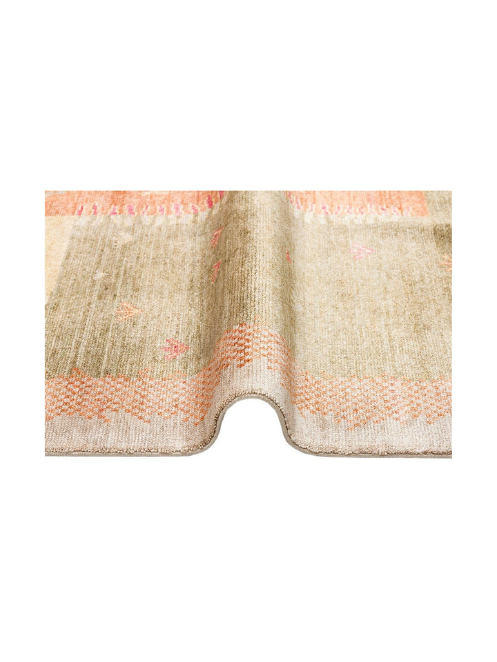 Oushak Carnaval 100% Natural Easy to Clean Handmade TENCEL™ Modern Uşak Carpet 07 BEIGE AUTUMN