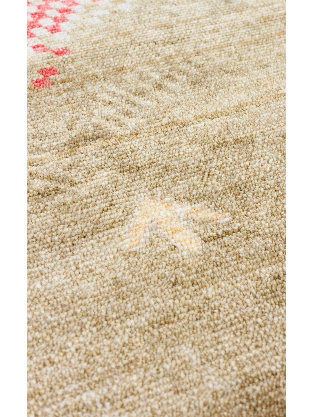 Oushak Carnaval %100 Naturel Kolay Temizlenir El Emeğiyle Üretilen TENCEL™ Modern Uşak Halısı 07 BEIGE AUTUMN Q