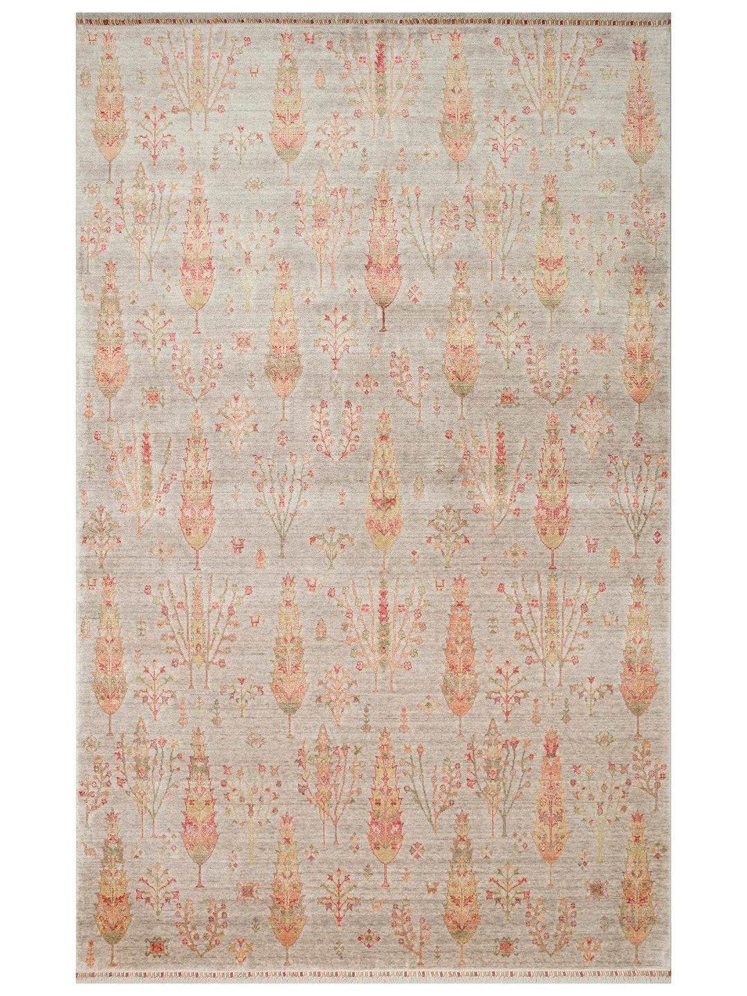 Oushak Carnaval 100% Natural Easy to Clean Handmade TENCEL™ Modern Uşak Carpet 08 BEIGE AUTUMN