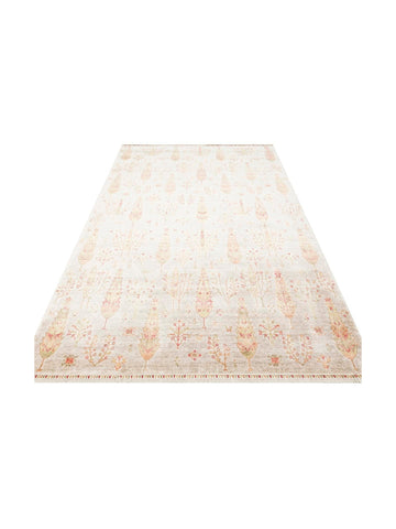 Oushak Carnaval %100 Naturel Kolay Temizlenir El Emeğiyle Üretilen TENCEL™ Modern Uşak Halısı 08 BEIGE AUTUMN