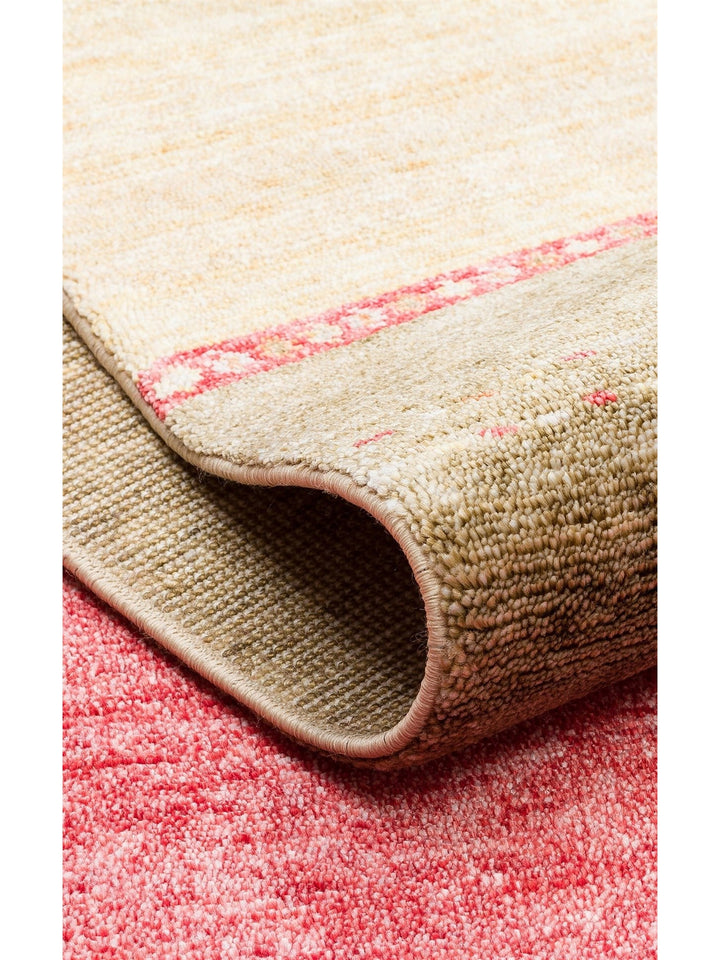 Oushak Carnaval 100% Natural Easy to Clean Handmade TENCEL™ Modern Uşak Carpet 11 RED AUTUMN