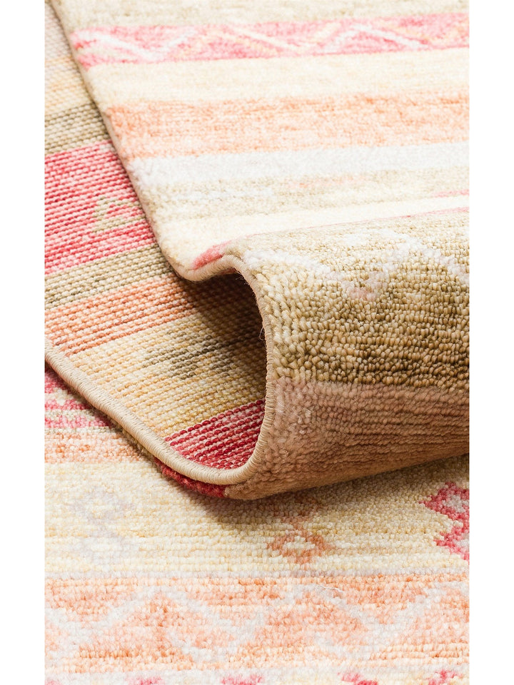 Oushak Carnaval 100% Natural Easy to Clean Handmade TENCEL™ Modern Uşak Carpet 12 RED AUTUMN