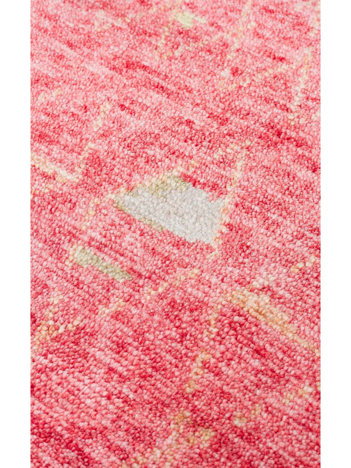 Oushak Carnaval 100% Natural Easy to Clean Handmade TENCEL™ Modern Uşak Carpet 15 RED AUTUMN