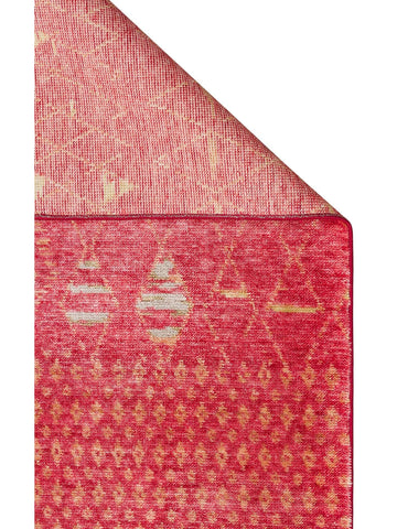Oushak Carnaval 100%天然 易清洁 手工制作 TENCEL™ 现代乌沙克地毯 ZR 15 RED AUTUMN