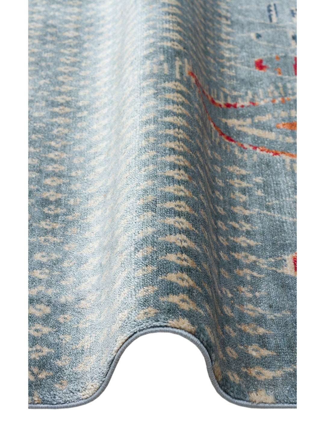 Oushak Carnaval %100 Naturel Kolay Temizlenir El Emeğiyle Üretilen TENCEL™ Modern Uşak Halısı 15AQMUL - Carpetdocia