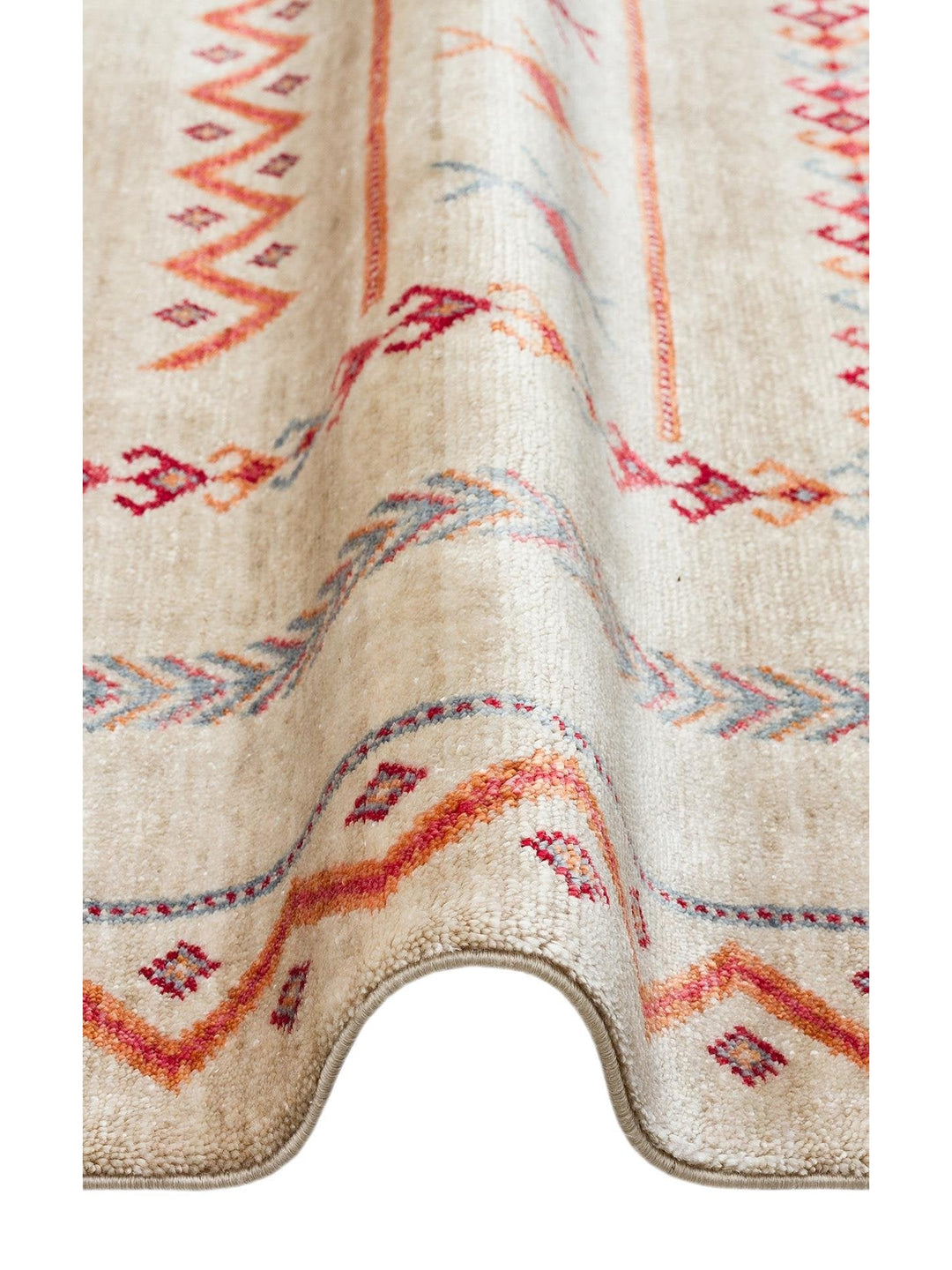 Oushak Carnaval 100% Natural Easy to Clean Handmade TENCEL™ Modern Uşak Carpet 20 LIGHT MULTY