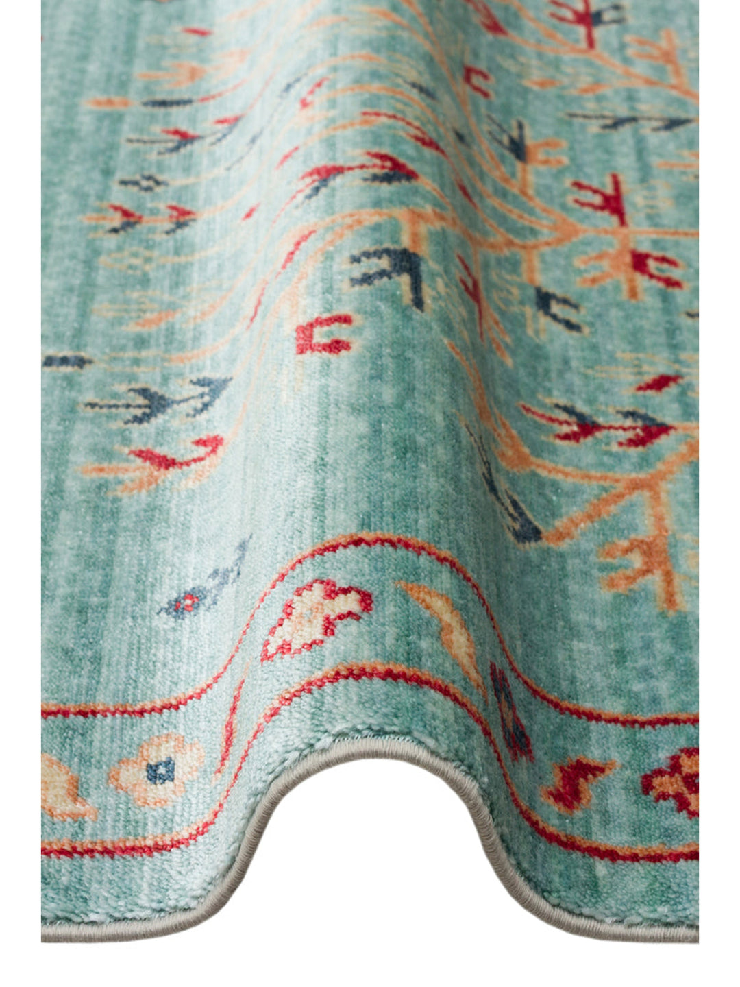 Oushak Carnaval %100 Naturel Kolay Temizlenir El Emeğiyle Üretilen TENCEL™ Modern Uşak Halısı 22TURK - Carpetdocia