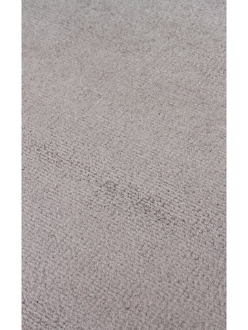 Oushak Plain %100 Naturel Düz Renk El Emeğiyle Özel Tezgahlarda Üretilen Viskon Uşak Halısı PLNDGREY - Carpetdocia