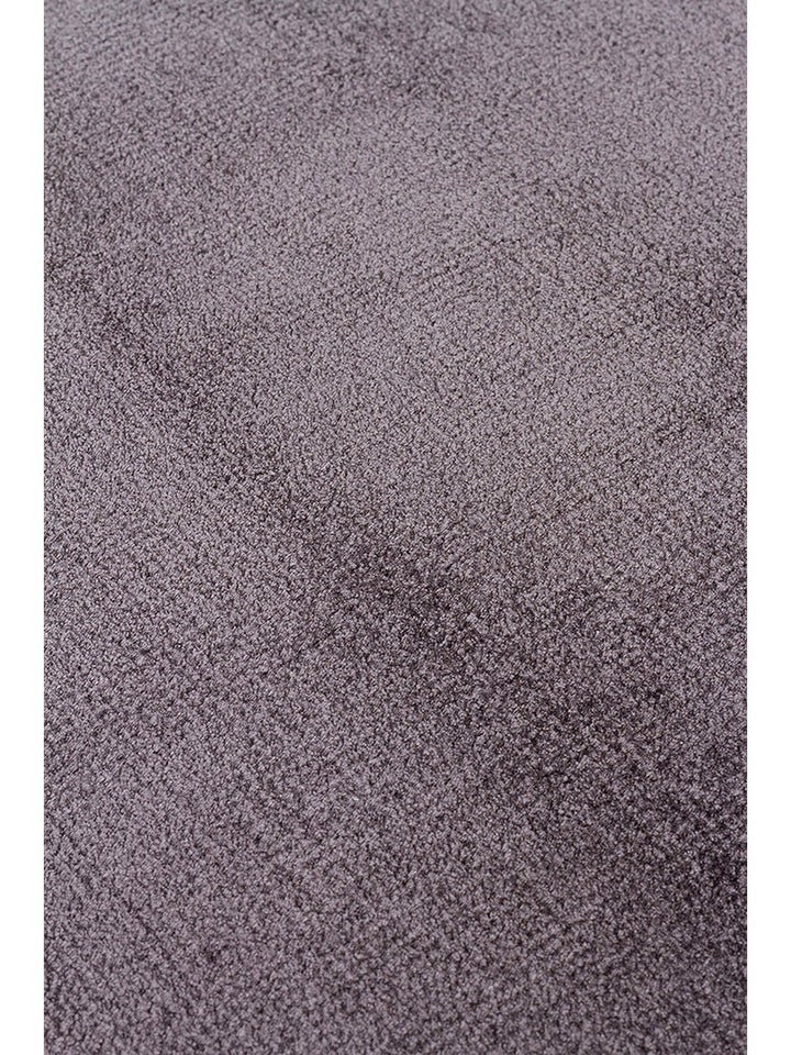 Luxurious grey texture of Queen Serisi %100 naturel viskon modern handwoven rug.